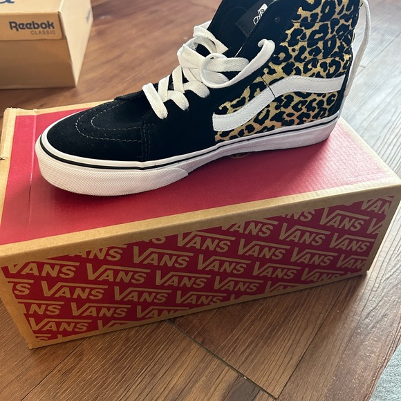 High Top Cheetah Print Vans - Picture 2 of 2